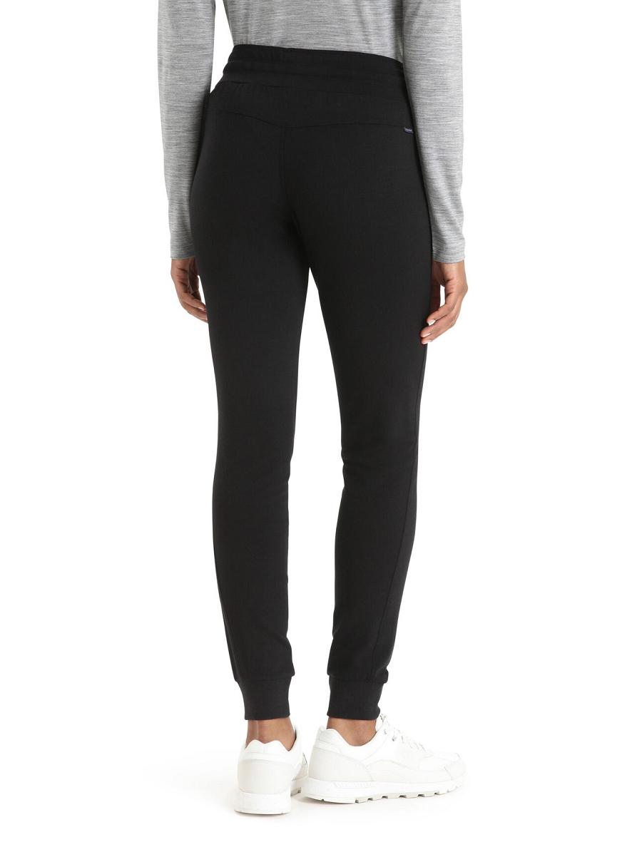 Pantalon Icebreaker Merino Crush Femme Noir | FR 1520RVDW